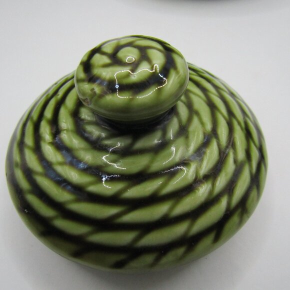 Joseph Magnin Ceramic Tea pot, Creamer and Sugar - Picture 3 of 16